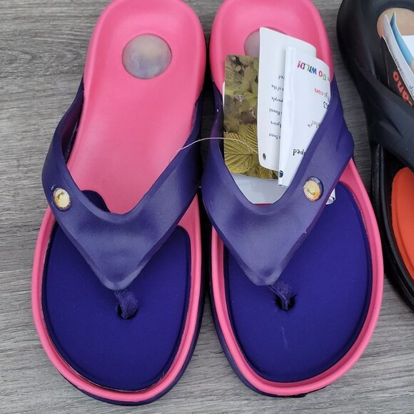 Women'Slide Flip Flops Thong Sandals Sz 6 - Picture 2 of 4